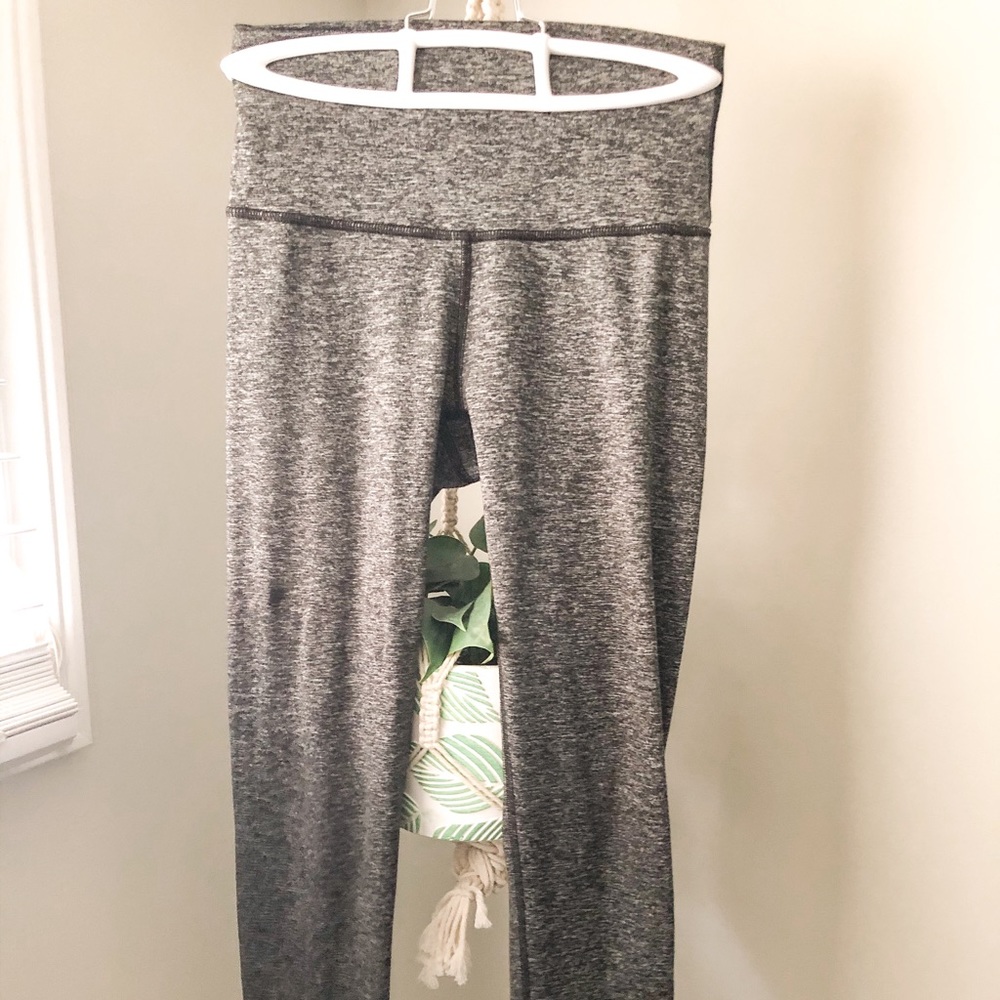 High waisted salt & pepper tights